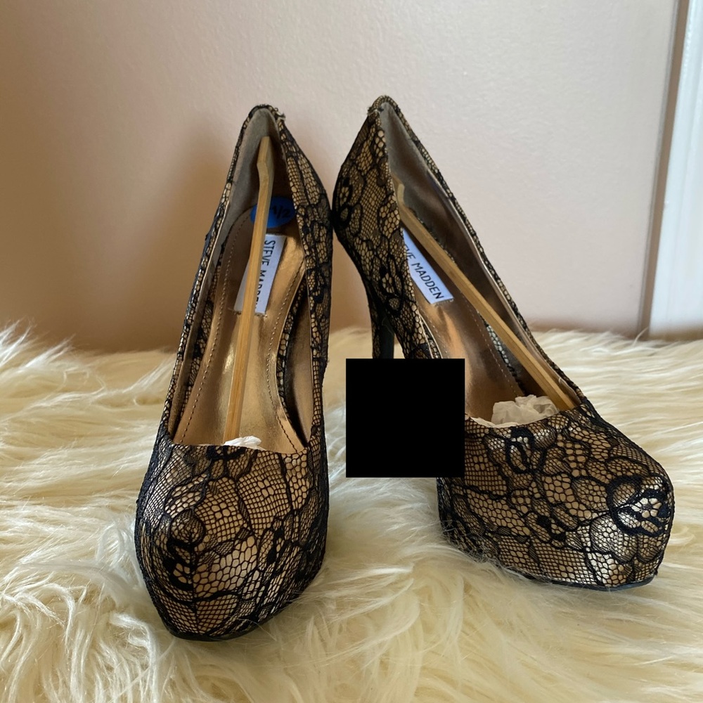 Steve Madden Lace Platform Heels - Brand New! - image 5